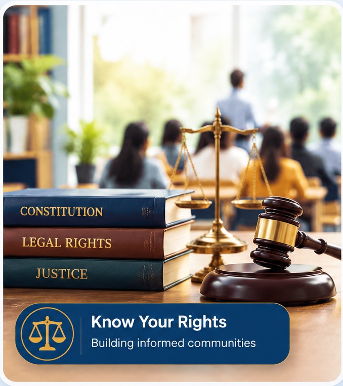 Legal literacy awareness, justice and community education